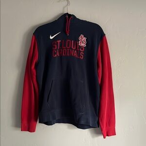 Nike Blue and Red Hoodie